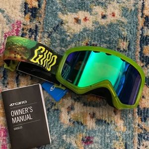 NWT Giro Youth Grade Goggles Lime Secret Ooze